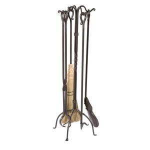 Ensemble d'outils de cheminée en métal Vintage et unique, Design personnalisé, durable, outils - Product Image 1