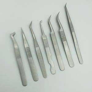 Pinzas profesionales de Extensión de pestañas de acero inoxidable con acabado opaco de alta calidad, Punta puntiaguda, aislamiento sostenible de etiqueta privada - Product Image 5
