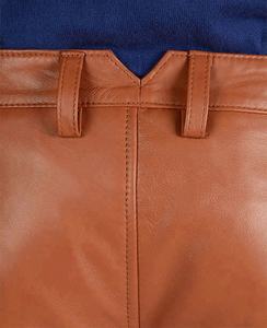 Pantalones Cargo Largos de Cuero Genuino de Pakistán Hechos a Medida para Hombre, Ajustados, Impermeables, Casuales de Invierno, Estilo Punk - Product Image 6