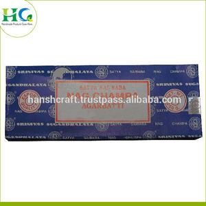 Proveedor indio de confianza Nag Champa Dhoop Agarbatti Incienso Stick Material de almizcle Uso aromático - Product Image 2