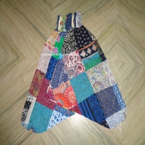 Coton Patchwork Pyjama Sarouel Respirant Été Décontracté Imprimé Style - Product Image 2