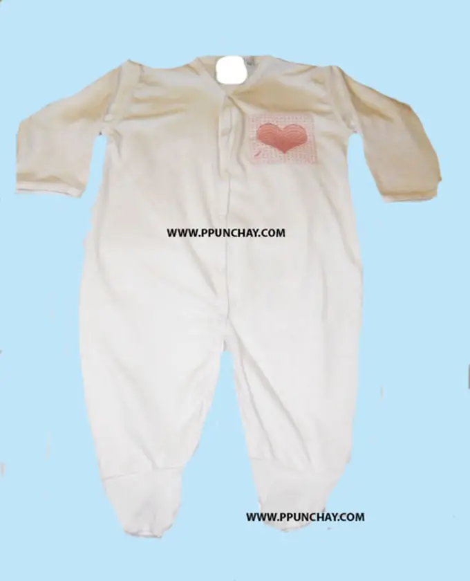 Baby Grow in Organic Pima cotton for children Ppunchay Peru High quality