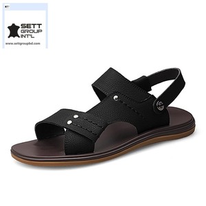 OEM y ODM hecho a mano hombres cuero sandalia hecho a mano hombres sandalia - Product Image 1