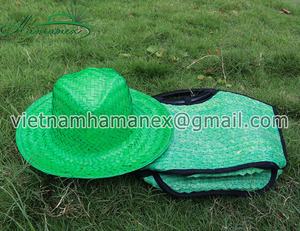 หมวกฟางหญ้าทะเลธรรมชาติหมวกฟางทำมือ - Product Image 2