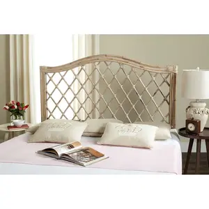 Classic Rattan bed headboard