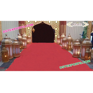 Boda pasillo lámparas marroquíes decoración boda pasillo pilares pedestales boda entrada pilares Decoración - Product Image 1