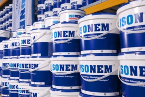 ISONEM BE99, pintura de pared de emulsión Interior Exterior elástica acrílica para paredes de la casa, impermeabilización resistente a los rayos UV hecha en Turquía - Product Image 6