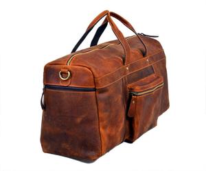 กระเป๋าหนังแท้สไตล์ใหม่กระเป๋าเดินทางดีไซน์วินเทจผลิตภัณฑ์แฟชั่นตะวันตกกระเป๋าหนัง - Product Image 3