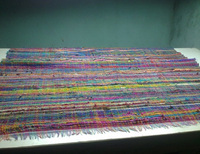 Tapis tissé à la main 100% soie respirant pour la décoration de la maison, chambre, jardin, usage intérieur/extérieur, sacs et jouets