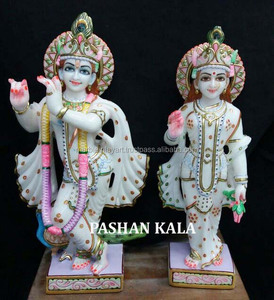 Makrana Marble Radha Krishna Statue - Product Image 1