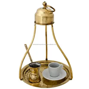 Латунный кофейник, латунный золотой, под заказ, металлический Турецкий кофейник для чашки