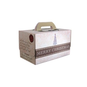 Hot Sales Folding Paper Cake Box For Christmas Log Cake