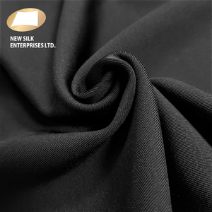 Tissu double jersey en nylon et spandex, anti-lumière, noir, pour pantalon de yoga - Product Image 2