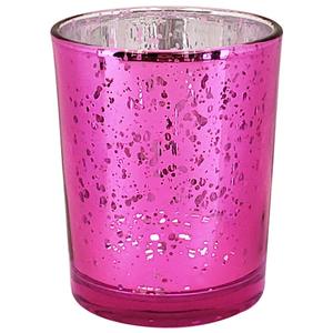 Portavelas votivo para bodas y decoración del hogar, bote de cristal de mercurio dorado moteado, para fiestas y decoración del hogar - Product Image 6