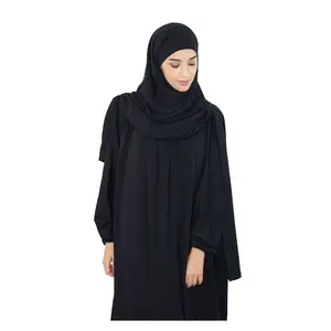 Modest Fashion Jilbab 2023 Black Women Wool Peach Adults Middle East PK XS to XL 10 Pcs OEM Service,oem Service Fashion Traders