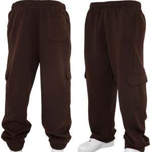 Pantalones Deportivos Negros Personalizados con Bordado, 100% Algodón Grueso, Estilo Urbano, con Costuras Desgastadas - Product Image 2