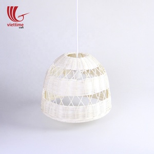 โคมไฟระย้าไม้ไผ่สานทรงกลมสไตล์เอเชียโคมไฟธรรมชาติตกแต่งโคมไฟเพดานดีไซน์เป็นเส้นตรง - Product Image 2