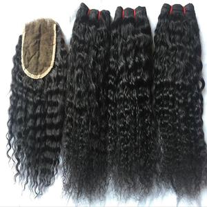 ขายส่ง100% มนุษย์ผมสีดำผู้หญิงเวอร์จินผมดิบพม่าผมหยิก - Product Image 1