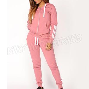 OEM di alta qualità del commercio all'ingrosso Casuale Della Banda Della Chiusura Lampo Del Manicotto Lungo di <span class=keywords><strong>Sport</strong></span> <span class=keywords><strong>Top</strong></span> Pantaloni Lunghi Insieme Casuale A Due Pezzi Delle Donne Tuta - Product Image 4