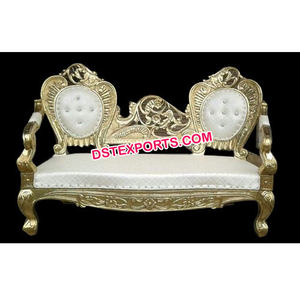 ชุดโซฟาสีทองออกแบบงานแต่งงานล่าสุดโซฟาแต่งงานรอยัลเจ้าหญิง - Product Image 1