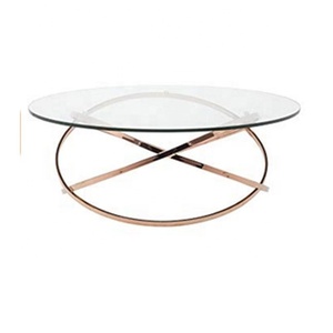 TABLE à manger de luxe au style européen, TABLE de mariage en verre, TABLE basse moderne - Product Image 3