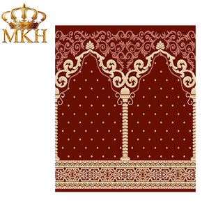 ที่มีคุณภาพที่ดีที่สุดแบบดั้งเดิมการออกแบบคลาสสิกมัสยิดพรมสำหรับขาย - Product Image 3