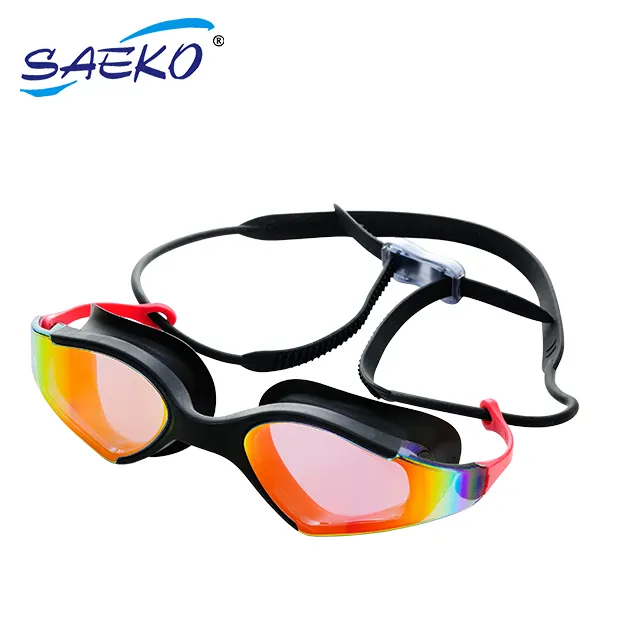 Saeko óculos de natação visão ampla, iso 18527-3:2020 para água aberta