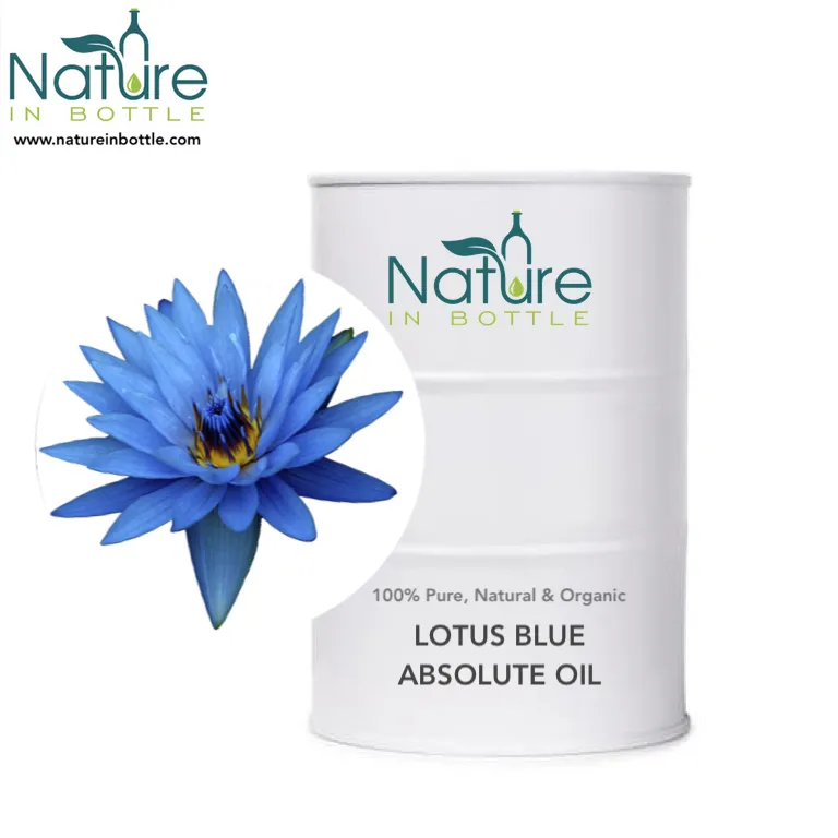Organische Blauwe Lotus Olie | Blauwe Waterlelie Olie | Nymphaea Caerulea-Puur Natuurlijke Absolute Essentiële Oliën-Groothandel bulk Prijs