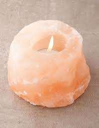 Bougeoir chauffe-plat en sel rose de l'Himalaya Design coeur rond naturel par Original Enterprises avec impression numérique-Sian Enterpr - Product Image 5