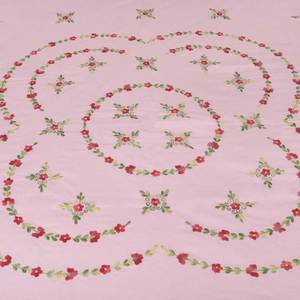 Hecho en La India buena calidad Indio rosa de algodón doble Floral Rosa pétalos diseñador sábana con dos fundas de almohada BL-188 - Product Image 2