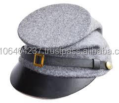 Casquettes de protection civiles ajustables respirantes en laine 100% avec logo personnalisé OEM - Product Image 4