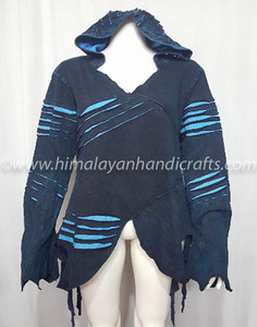 Sudadera con capucha para mujer CSWJ 448-B, diseño SIMPLE con forro bohemio - Product Image 2