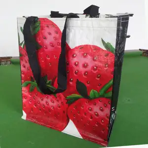 PP Shopping Bag Customized Logos And Designs Are Welcome Strong And Durable Best Seller