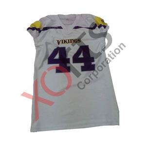 Uniformes personnalisés en jersey de football américain pour jeunes uniformes de football brodés et sublimés en sergé - Product Image 1