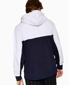 La ropa china fabricantes de bloque de Color de impresión de Streetwear Sudadera con capucha venta al por mayor de algodón con capucha de lana - Product Image 1