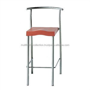 Trong nhà ngoài trời đồ nội thất kim loại thanh phân với gỗ ngồi thiết kế mới nhất được thực hiện tại Ấn Độ mới nhất thanh khách sạn phân với giá thấp - Product Image 1