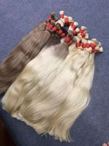 Venta al por mayor 100% de calidad superior de cutícula completa cabello humano a granel pelo virgen sin trama a granel - Product Image 2