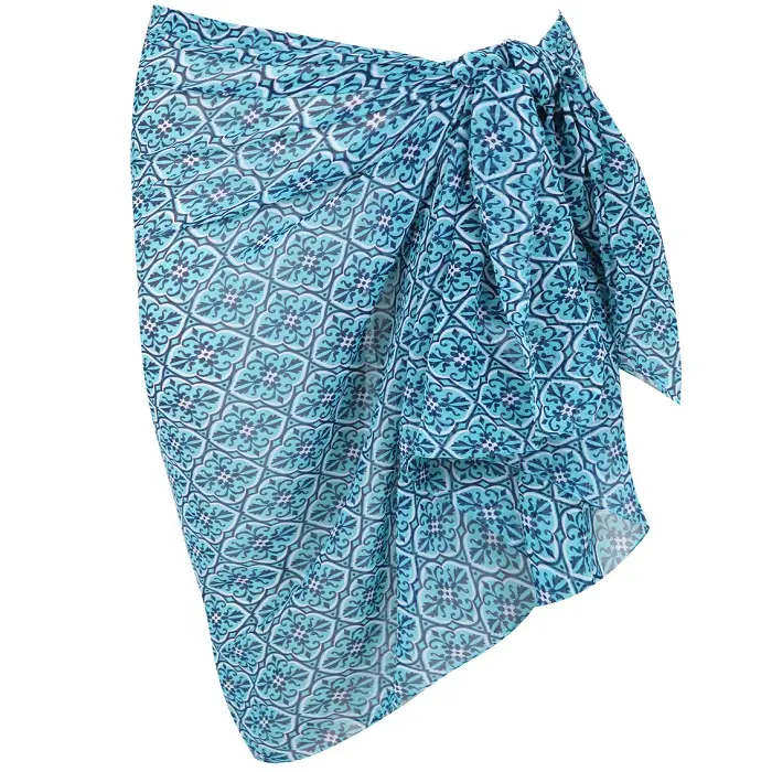 % 100 POLYESTER plaj için SARONG