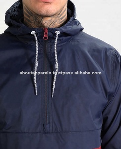 Anorak-Chaqueta y abrigo de nailon para hombre, Color blanco bloqueado, personalizado, 100%, PVC - Product Image 4