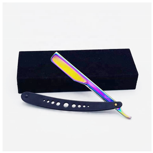 High quality Multi color Barber straight razor with <b>swing</b> lock - Product Image 1