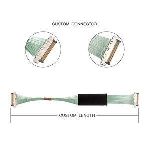 Connettore a 2 Pezzi con Passo 0,5mm Kel SSL20-20SB Cavo Micro Coassiale per Apparecchiature di Sicurezza - Product Image 5