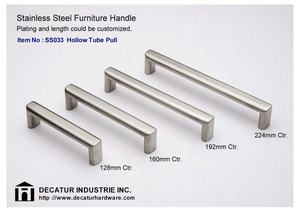 Tirador de armario elegante de acero inoxidable de alta calidad 304 316 para muebles de cocina tiradores y perillas de armario Premium - Product Image 4