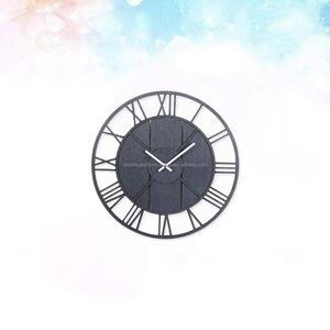 <span class=keywords><strong>Orologio</strong></span> <span class=keywords><strong>da</strong></span> <span class=keywords><strong>parete</strong></span> analogico fatto a mano in metallo con rivestimento in polvere grigia finitura fantasia Design per casa e soggiorno prezzo all'ingrosso - Product Image 3