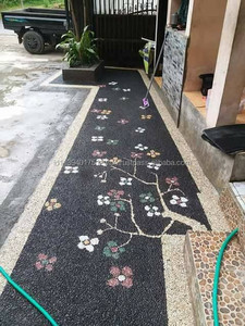Galets de pierre noire naturelle, gravier décoratif pour aménagement paysager de jardin, aquarium, vente en gros OEM - Product Image 5