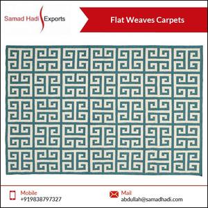 2024 dernier Design élégant plat tissage laine Viscose tapis de haute qualité stylisé brodé moderne abstrait moyen Pile - Product Image 3