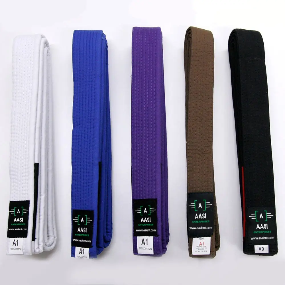 Cinturones brasileños Jiu Jitsu Gi, Material de algodón 100%, MMA BJJ, cinturón Maestro en venta, novedad