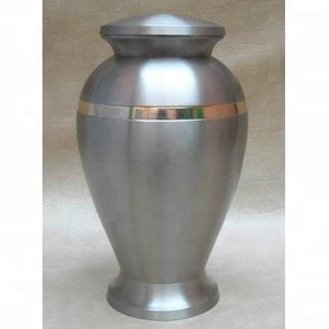 Ceintures métalliques en laiton pour Urn, avec bande brillante de couleur argent, commémoratifs d'incrustation - Product Image 2
