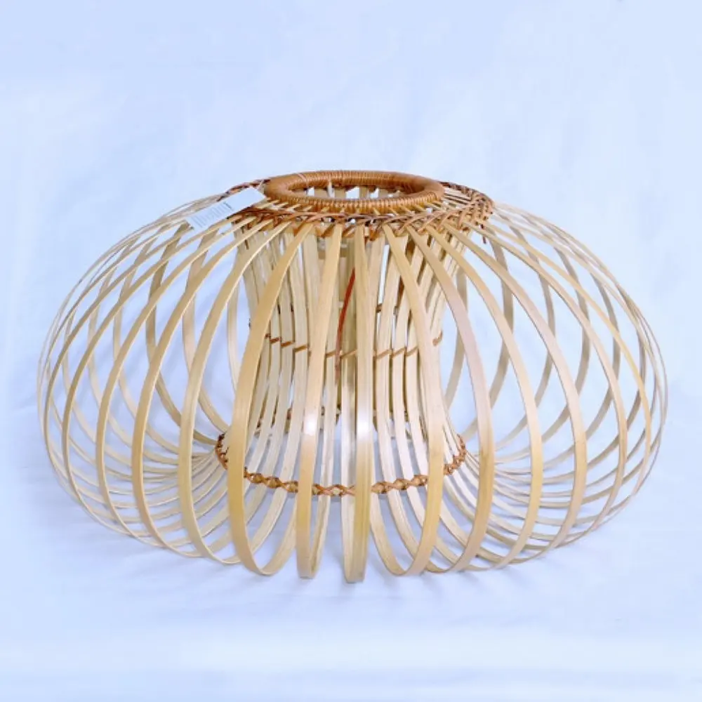 New design handmade high quality and cheap price bamboo lamp shade made in Vietnam natural lamp mush room lamp