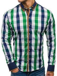 ขายส่งล่าสุดการออกแบบร้อนขายผู้ผลิตโดยตรงที่ขายดีที่สุดราคาถูกแฟชั่นใหม่แขนยาวผู้ชายเสื้อ - Product Image 2