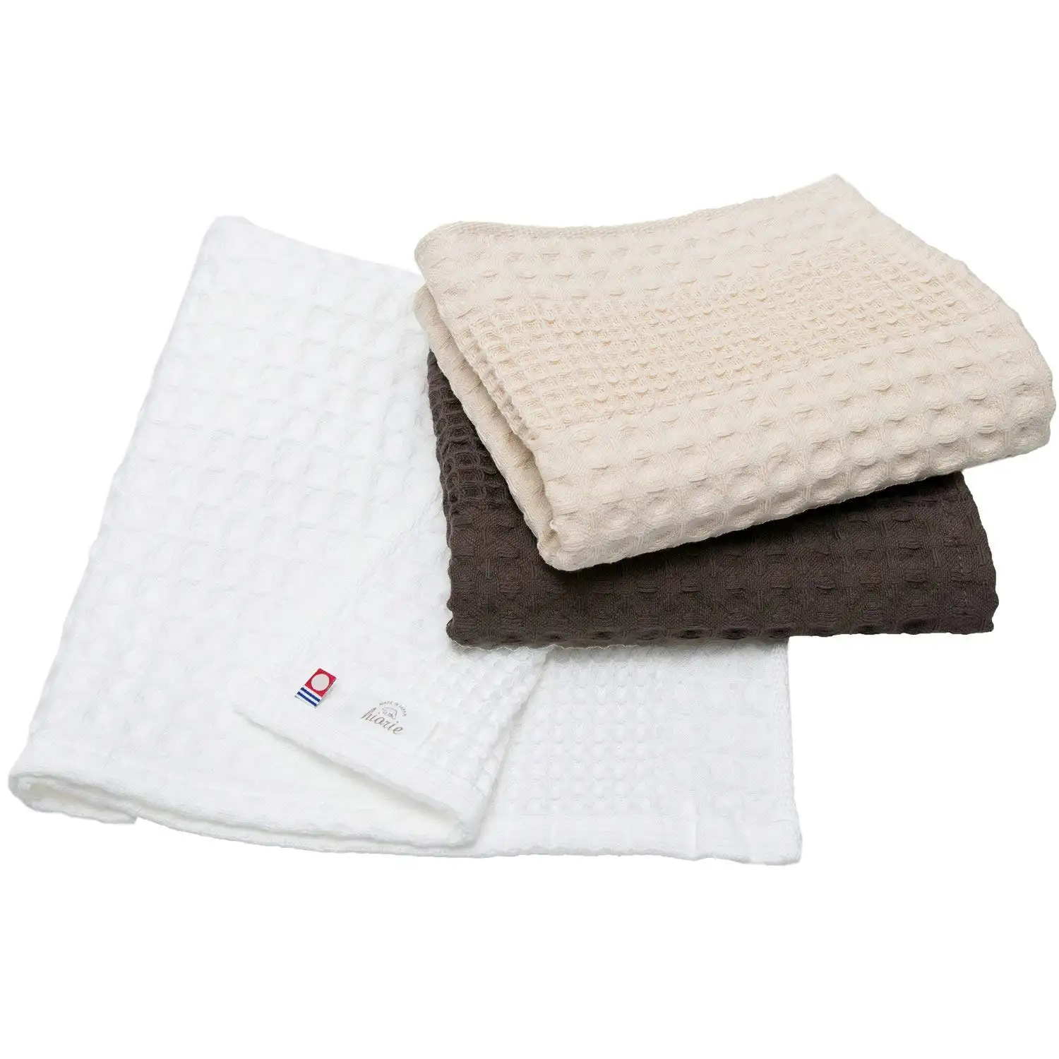 [Wholesale Products] HIORIE Imabari brand Towel Cotton 100% Waffle Towel Hand Towel 34cm*80cm 88g 350 GSM Honeycomb